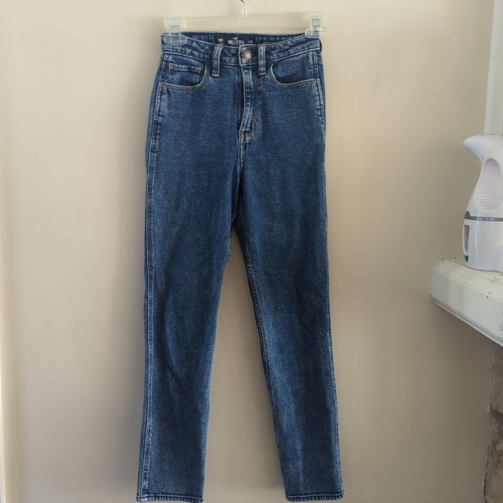 Hollister Ultra High-rise Mom Jeans Size 23 Dark Wash Preppy Y2K College / City